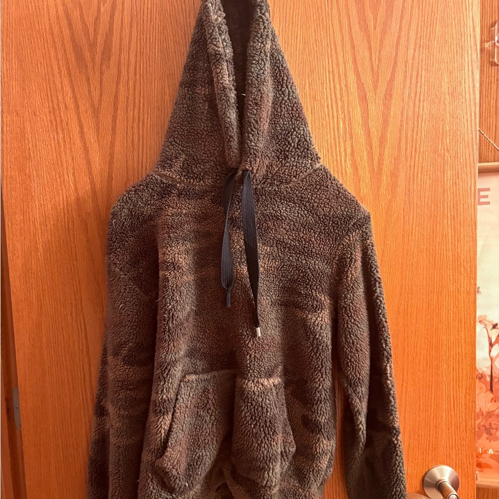 Cozy Camo Fleece Pullover